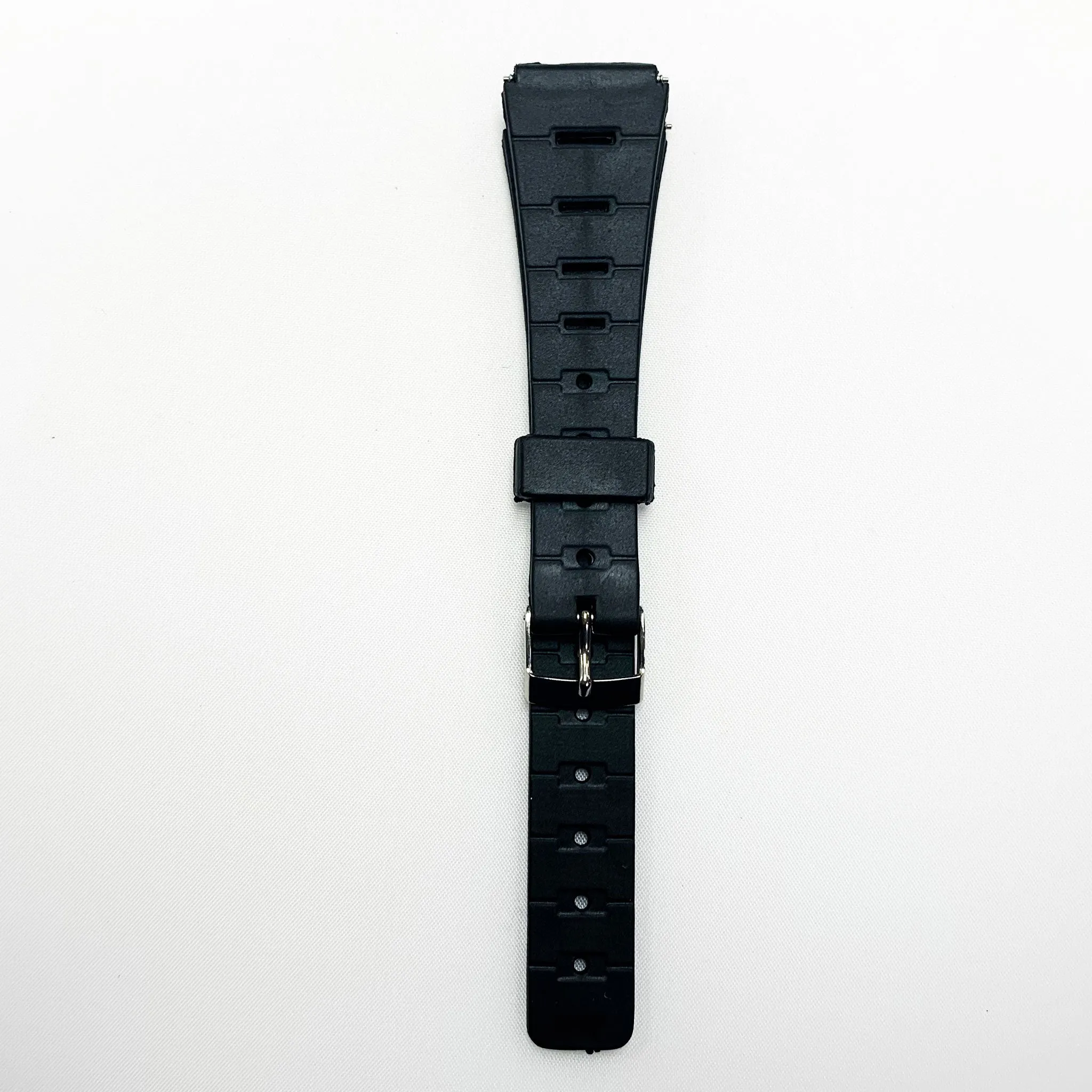 20 MM PVC Watch Band With Black Color Quick Release XXL Size Watch Strap