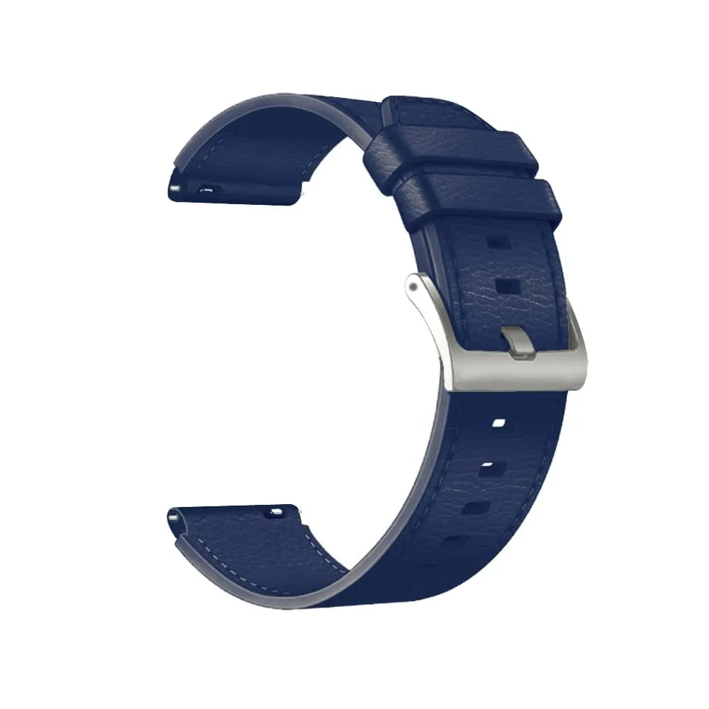 22mm Leather Band for Smart Watches