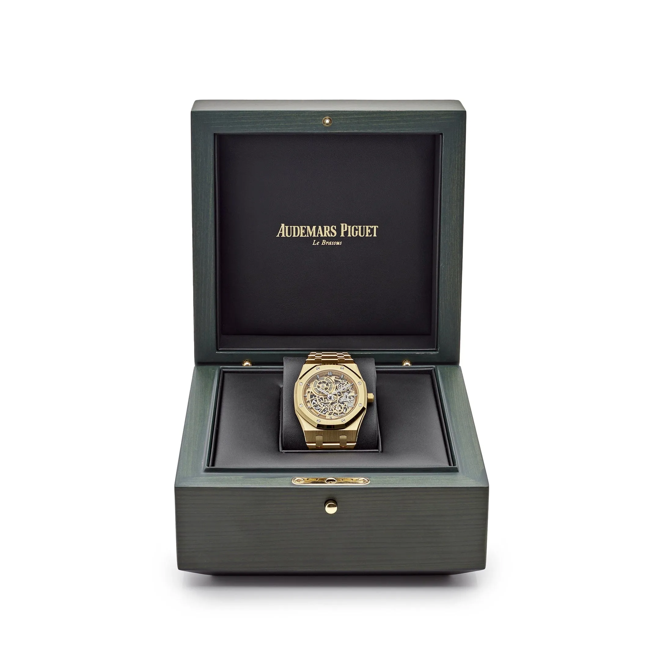 Audemars Piguet Royal Oak 16204BA.OO.1240BA.01 Jumbo Extra-Thin Yellow Gold Openworked  (2023)