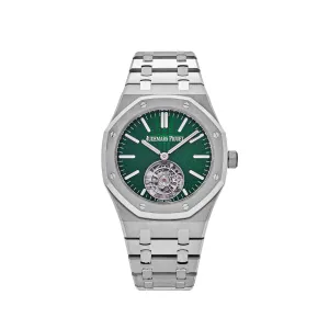 Audemars Piguet Royal Oak 26534TI.OO.1220TI.01 Selfwinding Flying Tourbillon Green Dial Limited Edition