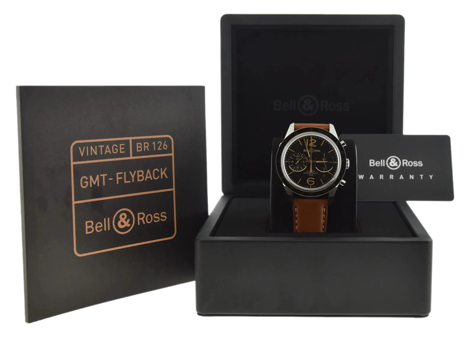 Bell & Ross  Vintage Flyback GMT Chronograph BRV126-FLY-GMT/SCA