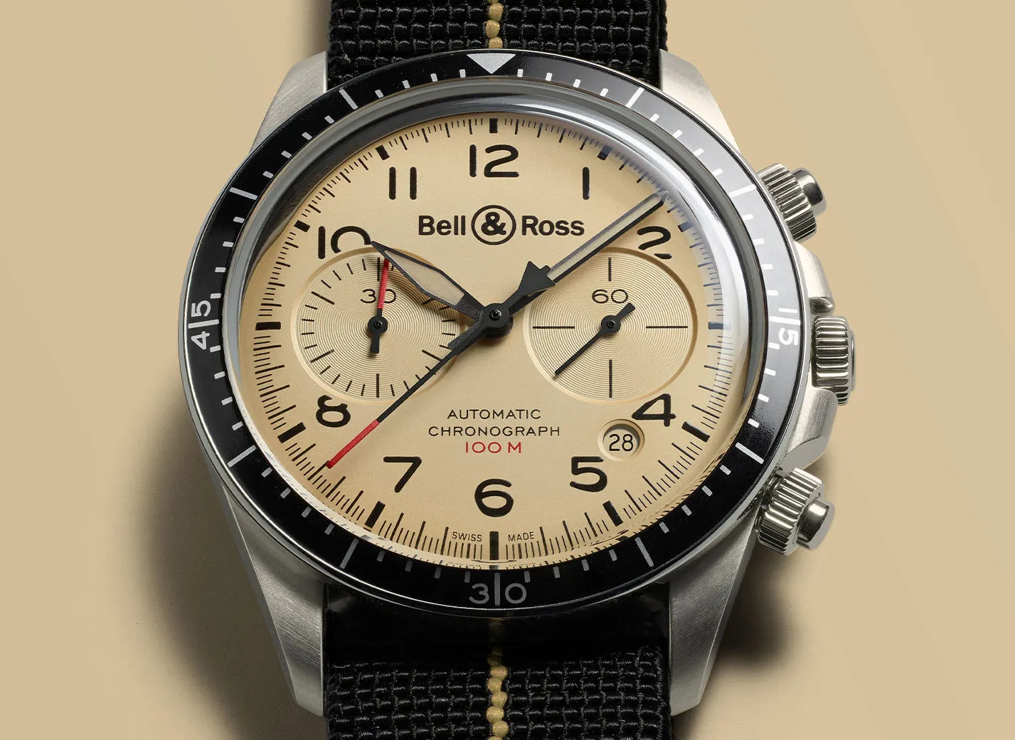 BR Watch Vintage BR V2-94 Military Beige