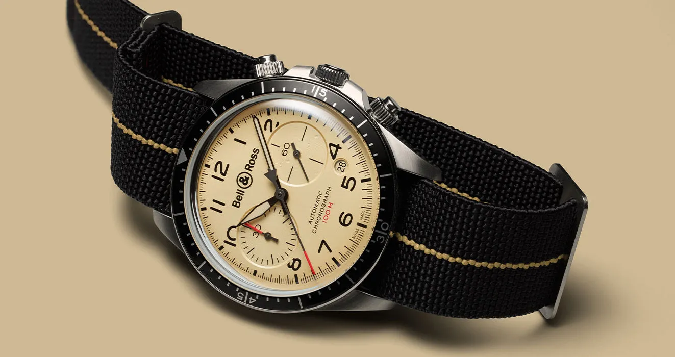 BR Watch Vintage BR V2-94 Military Beige