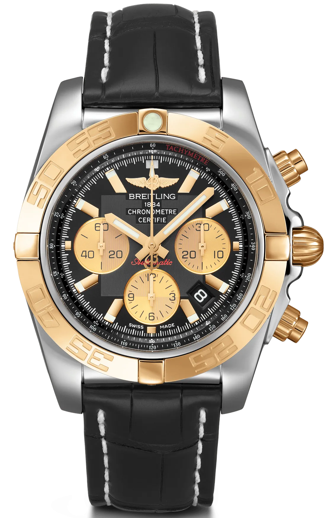 BRT Watch ChronoMT 44 Steel Gold Black Onyx