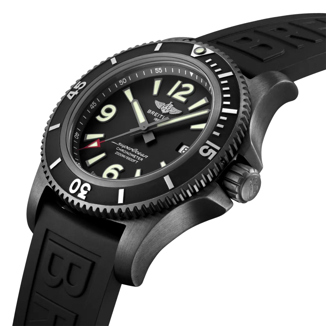 BRT Watch Superocean AutoMTic 46 Black Steel Black