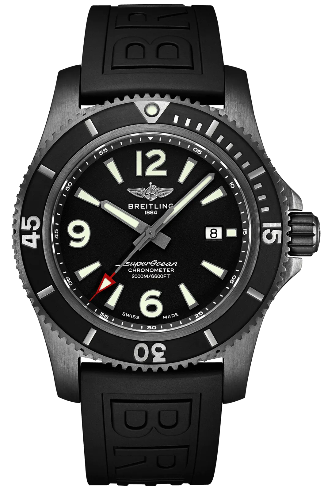 BRT Watch Superocean AutoMTic 46 Black Steel Black