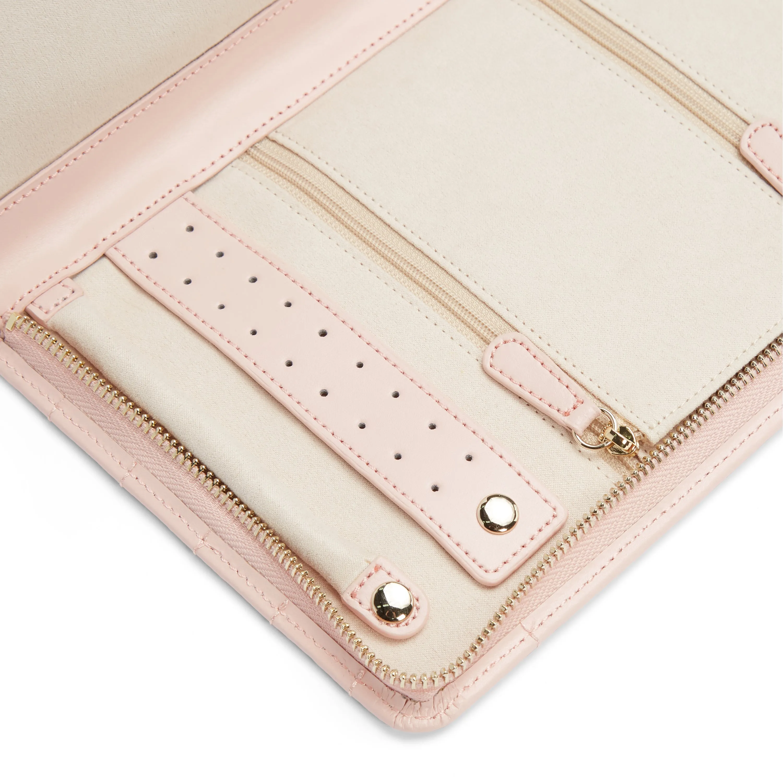 Caroline Large Jewelry Portfolio  Rose Quartz