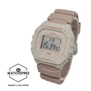 Casio Digital Pale Pink Resin Band Watch W218HC-4A2 W-218HC-4A2 [Kids]