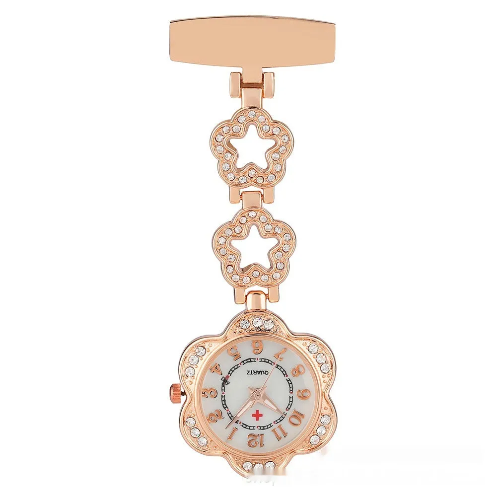 Elegant Roller Diamond Hanging Nurse Watch