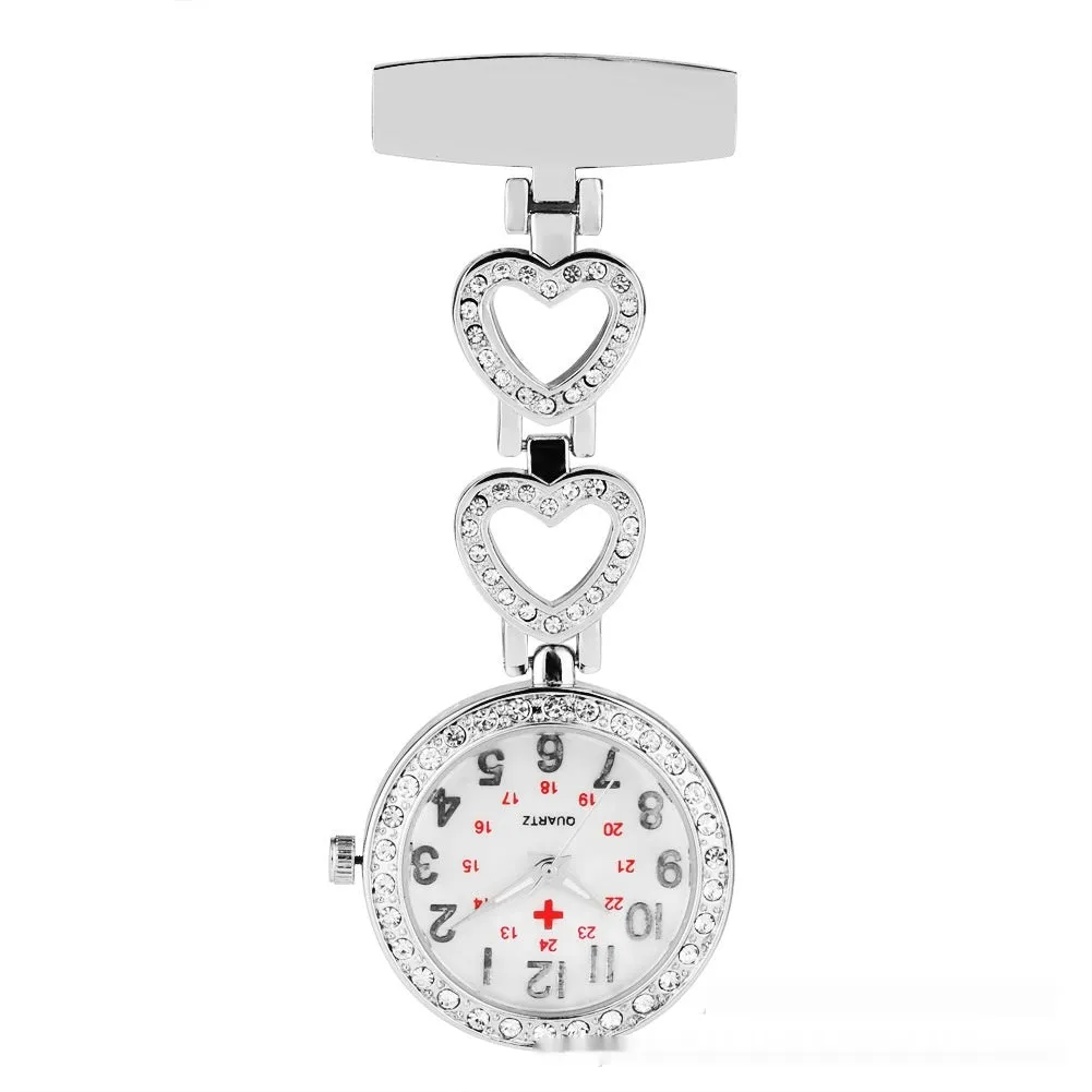 Elegant Roller Diamond Hanging Nurse Watch