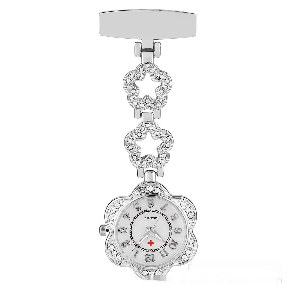 Elegant Roller Diamond Hanging Nurse Watch