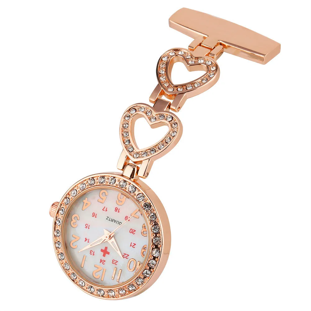 Elegant Roller Diamond Hanging Nurse Watch