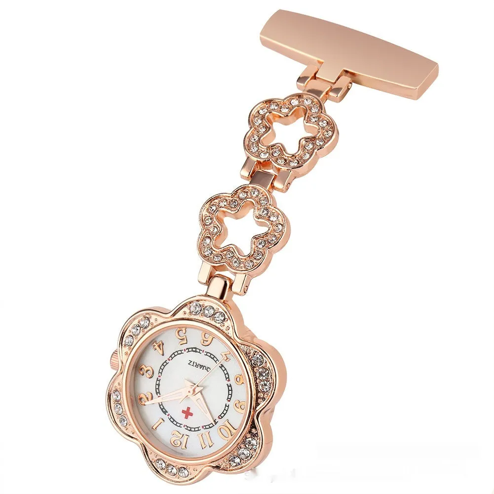 Elegant Roller Diamond Hanging Nurse Watch