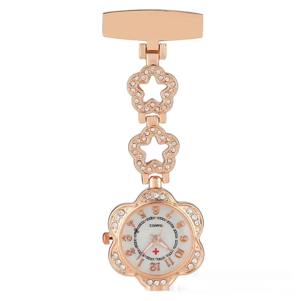 Elegant Roller Diamond Hanging Nurse Watch