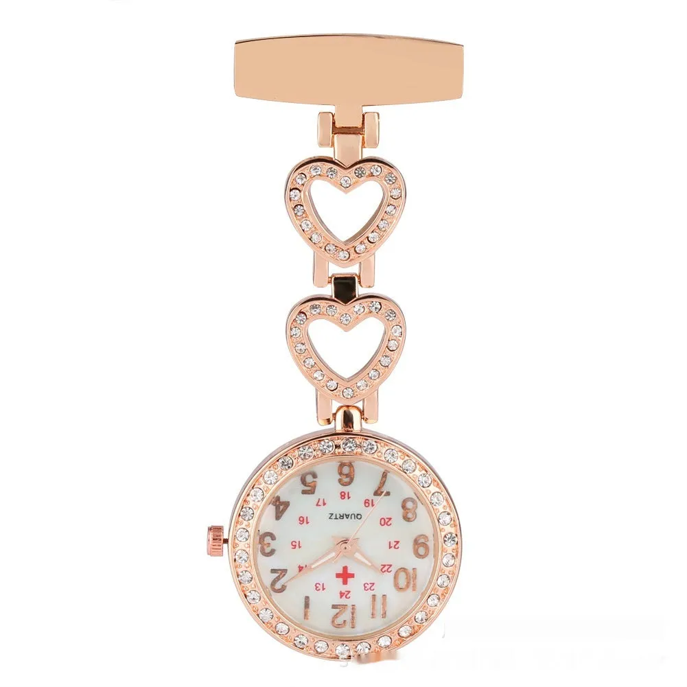 Elegant Roller Diamond Hanging Nurse Watch