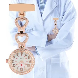 Elegant Roller Diamond Hanging Nurse Watch