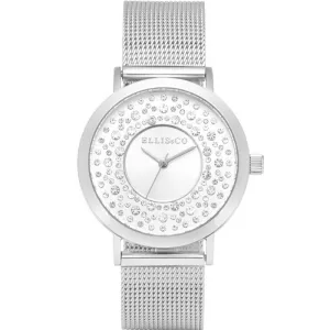 Ellis & Co Kendall Silver Stainless Steel Womens Watch