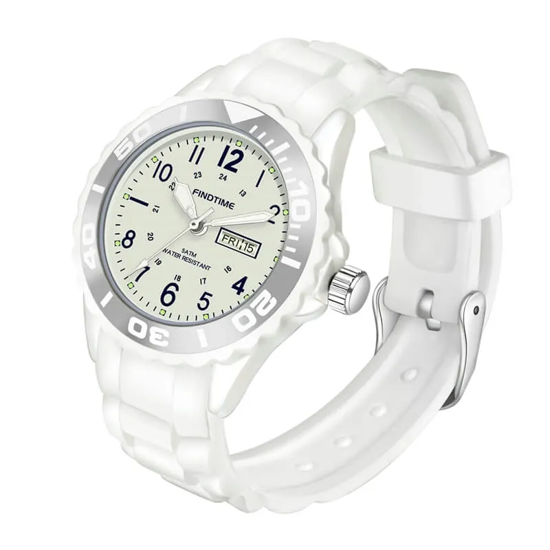 Findtime Women's Watch Waterproof Nurse Watch Sport Analog Wrist Watches