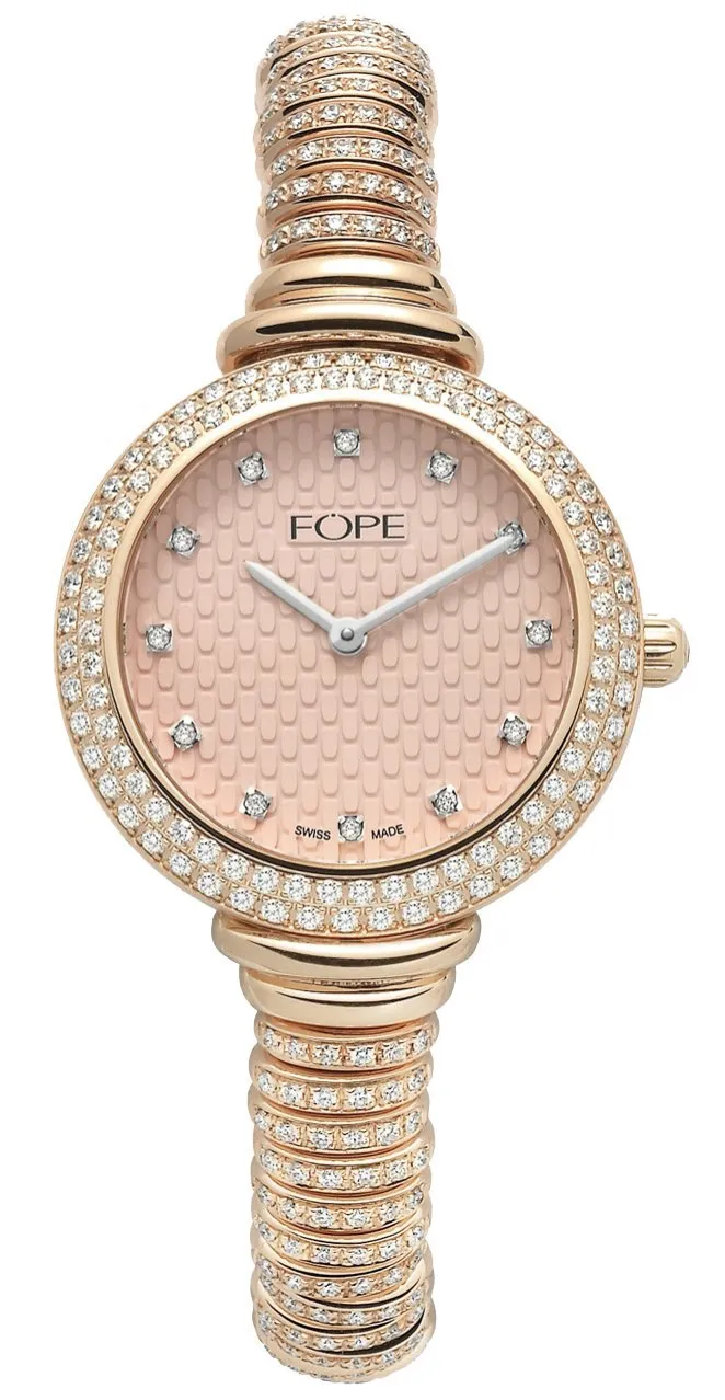 FOP  Watch Flex'It Rose Gold Diamonds Medium 14.5cm