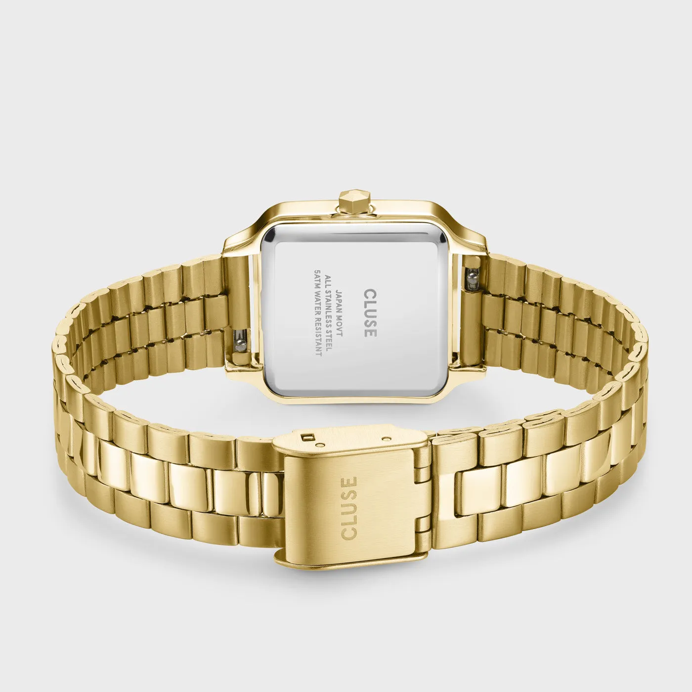 Gracieuse Petite Watch Steel, Apricot, Gold Colour