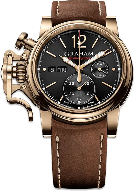 GRHM Watch Chronofighter Vintage Bronze Black Gold