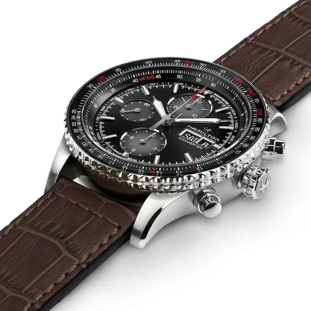 HML Watch Khaki Aviation Converter Auto Chrono