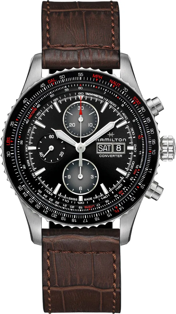 HML Watch Khaki Aviation Converter Auto Chrono