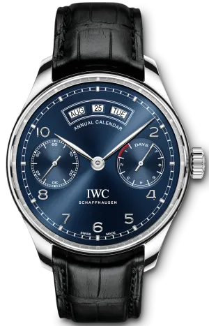 IW Watch PORStugieser Annual Calendar