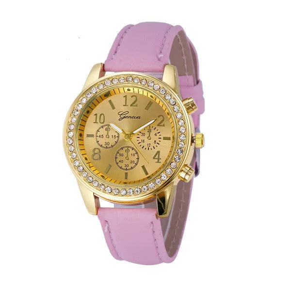 Luxury Brand Quartz Watch Faux Chronograph