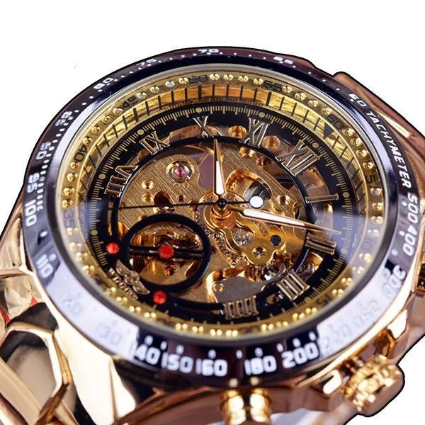 Men’s Skeleton Automatic Mechanical Watch