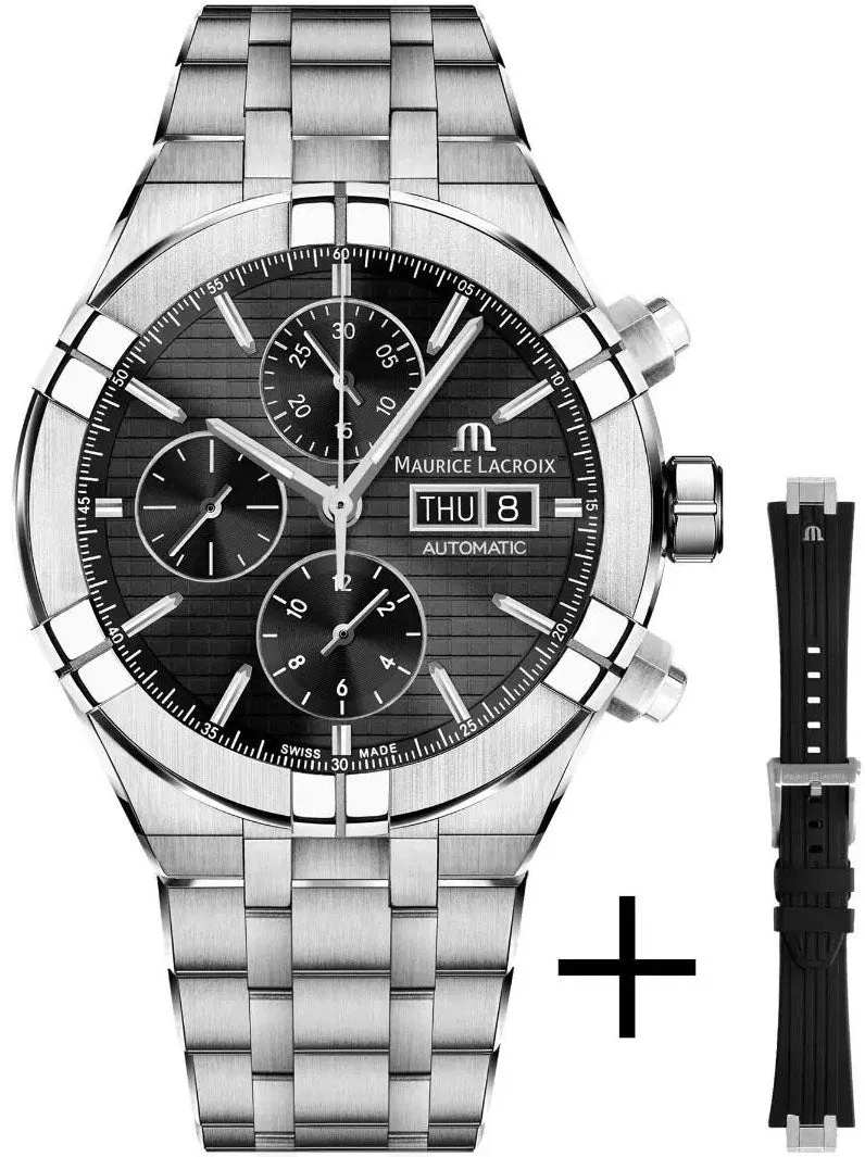 ML Watch Aikon AutoMTic Chronograph 44mm Strap Set