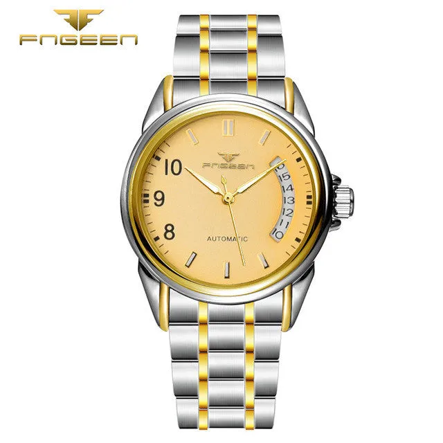 Multifunction Calendar Mechanical Luxury Elegant Horloges Automatic Waterproof Watch Men Fashion Watch Quality  Wristwatch seiko