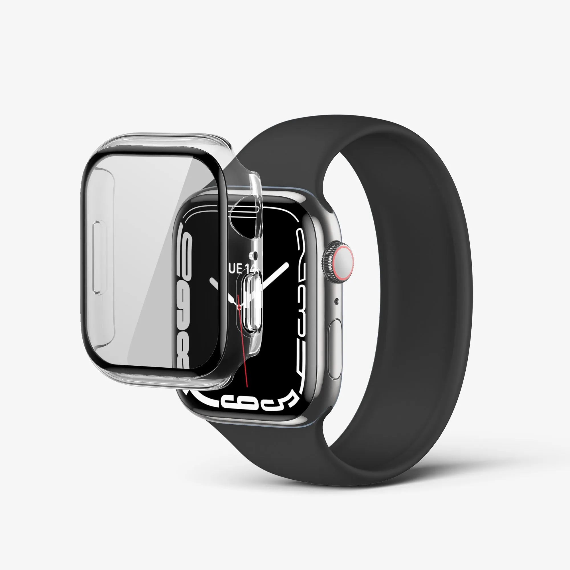 NanoArmour Apple Watch Bumper   Glass Hybrid Case