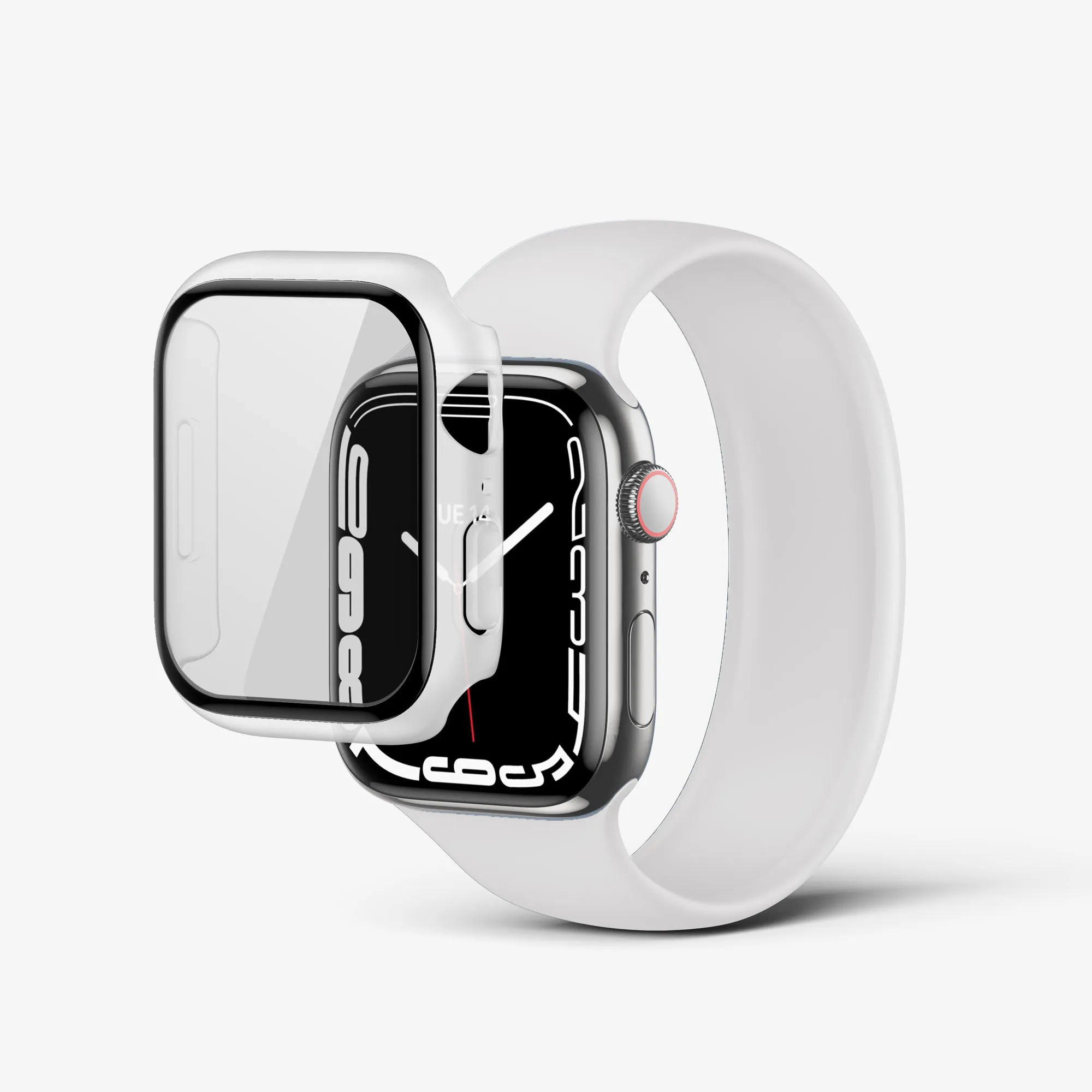 NanoArmour Apple Watch Bumper   Glass Hybrid Case