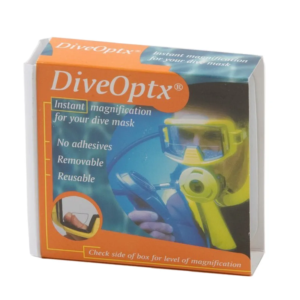 Open Box Trident Optx Flexible Dive Mask Magnifiers (1 Pair)  2.00