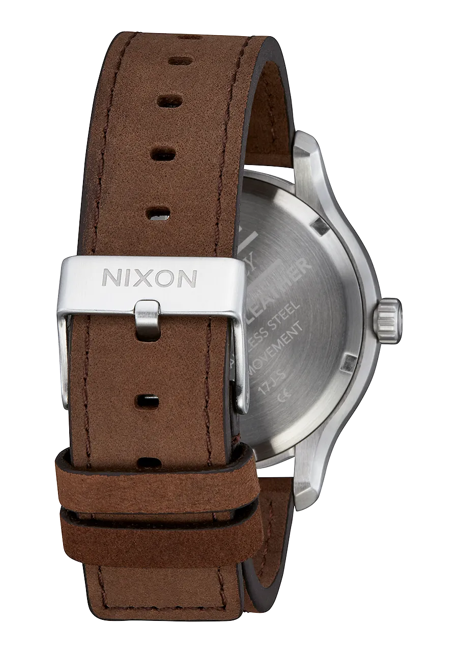 Patrol Leather - Silver / Brown