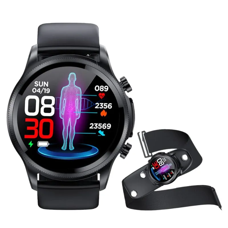 PH400 Cardiac Blood Glucose ECK/EKG Blood Pressure High-end Smart Health Watch