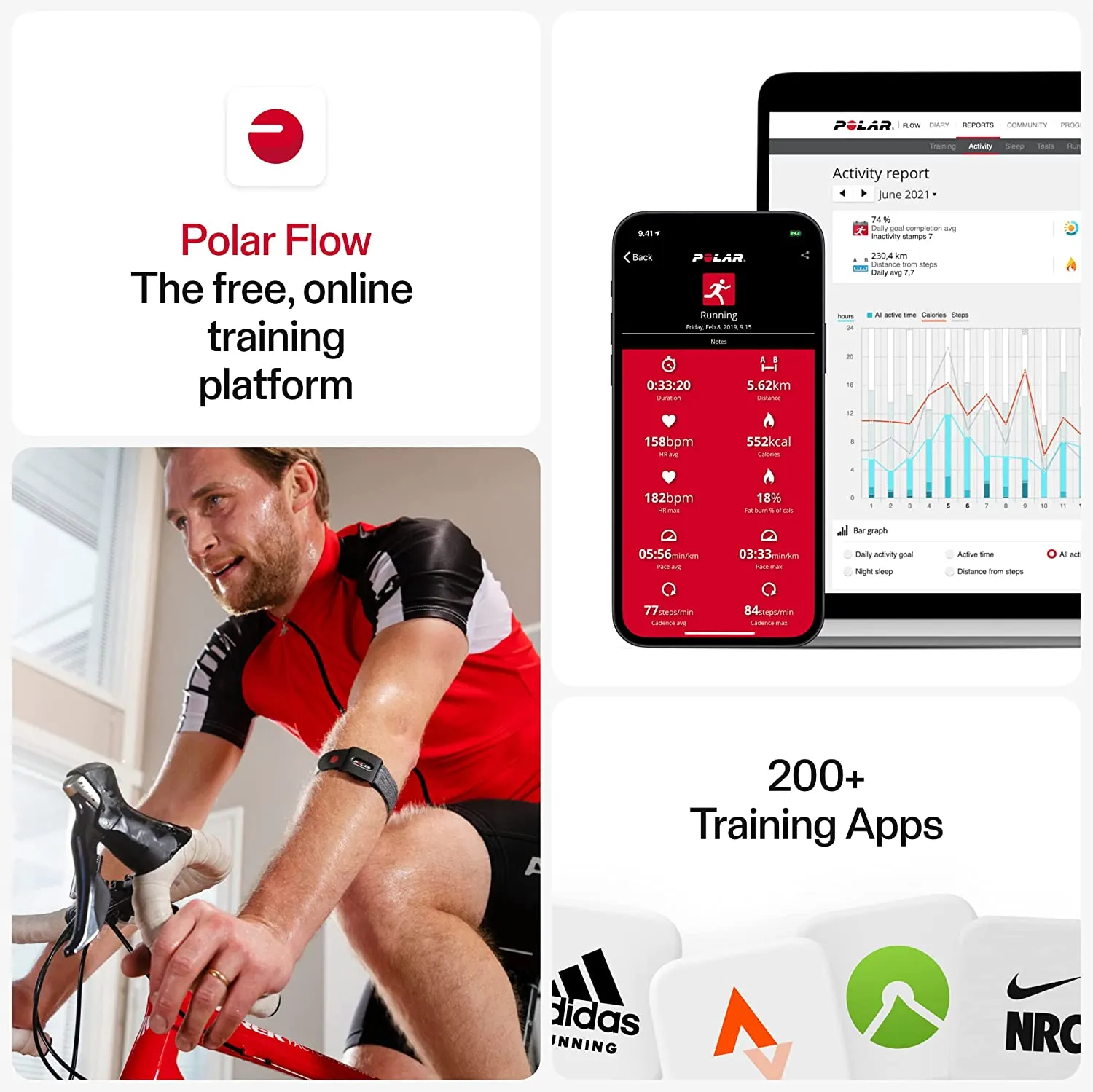 Polar Verity Sense Optical Heart Rate Sensor (Sensor & Charge Clip Only)