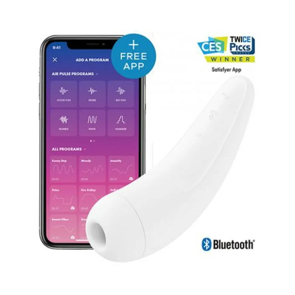 Satisfyer Curvy 2  White W/ App (net)