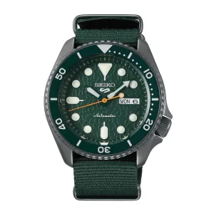 Seiko 5 Sports Automatic Green Nylon Strap Watch SRPD77K1 (LOCAL BUYERS ONLY)