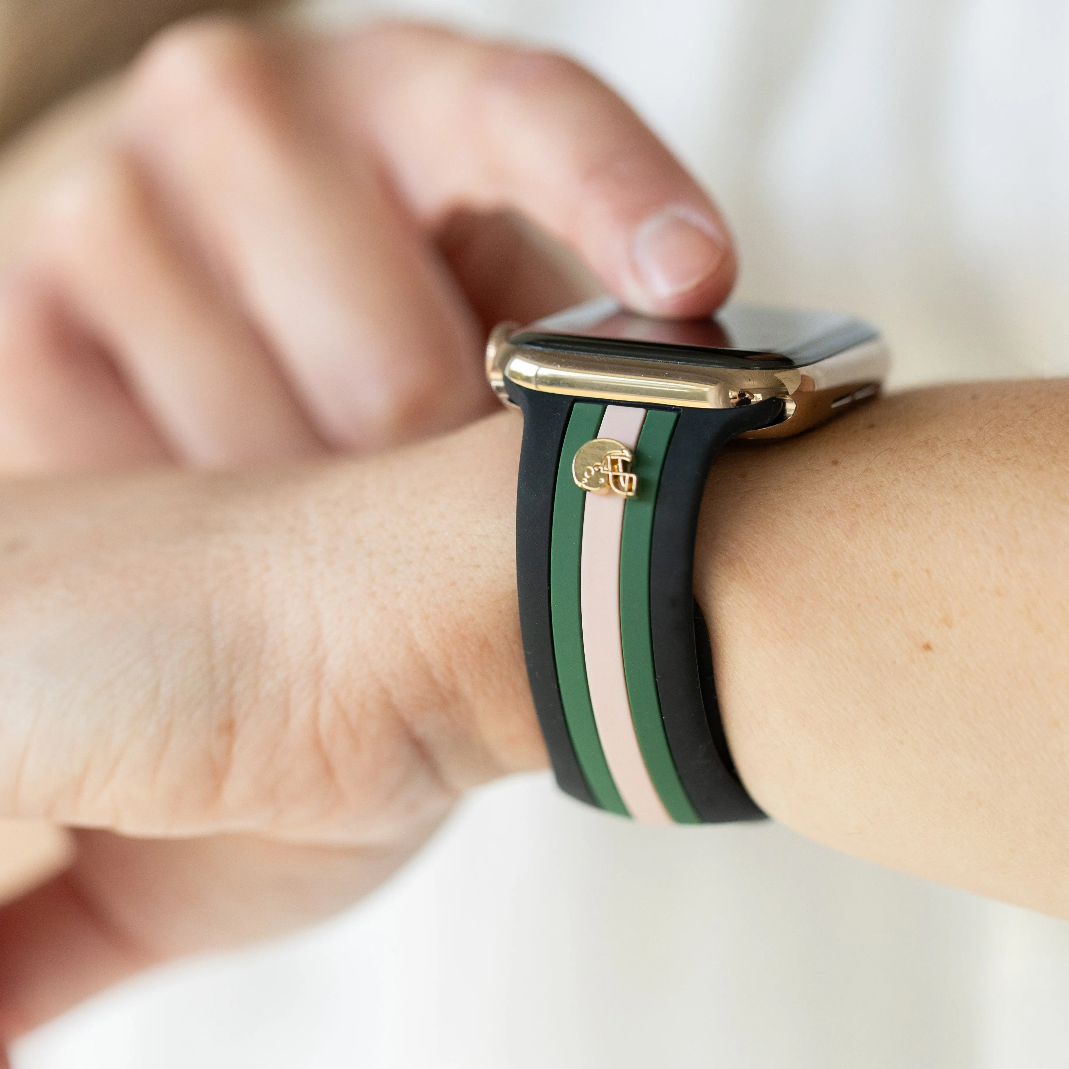 Skye Black/Pink/Green Smart Watch Band