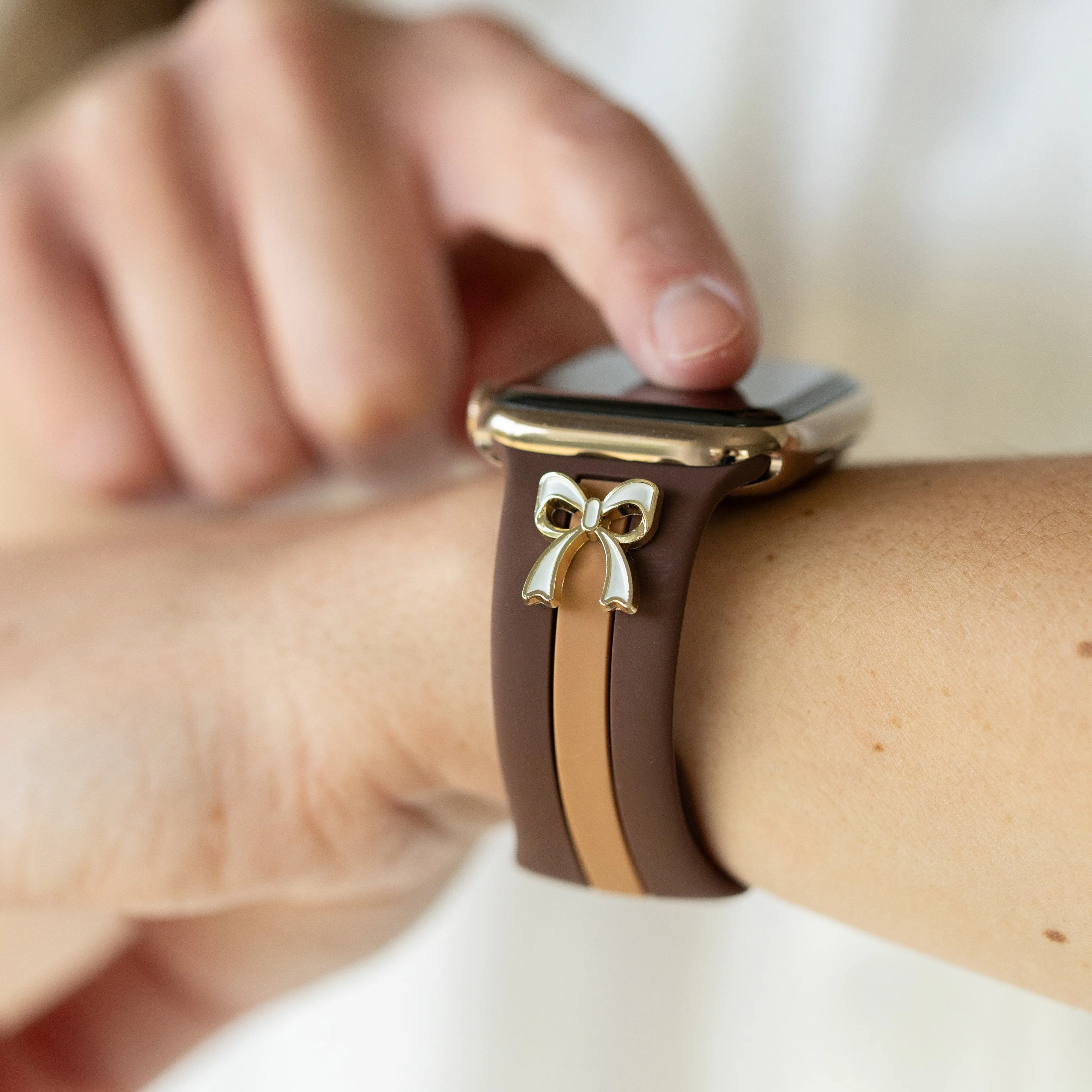 Skye Cocoa & Caramel Smart Watch Band