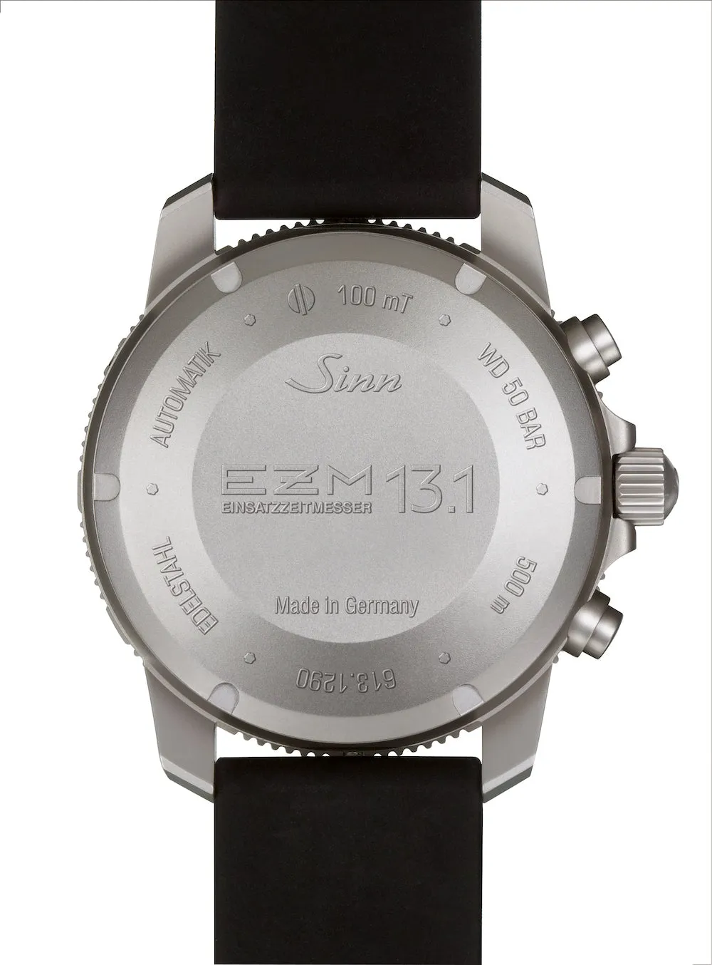 SN Watch EZM 13.1 Silicone Strap Pin BKle