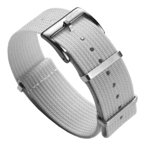 WatchGecko Ridge British Military Watch Strap - White