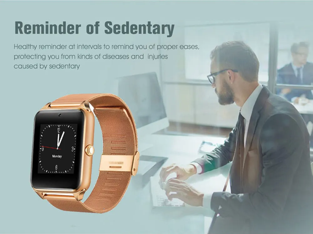 Z60 Latest Smartwatch for Men or Woman (Supports SIM TF for Android phones)